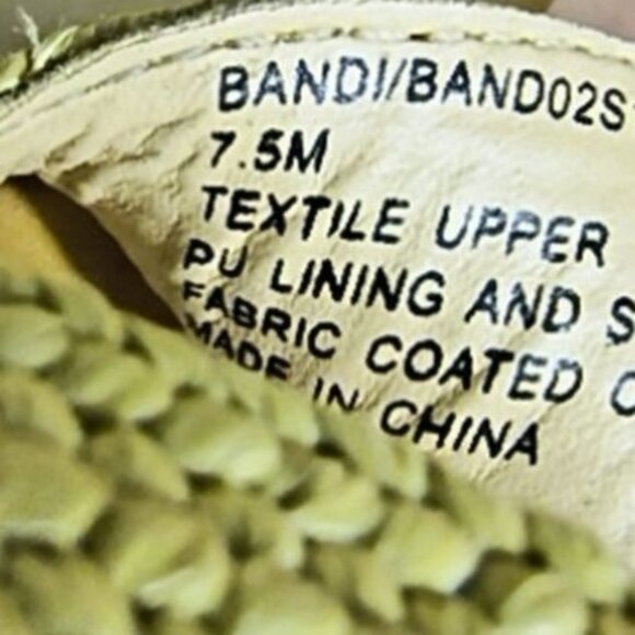 Steve Madden Bandi Khaki Cork Wedge Sandals Band02S1 Women’s Size 7.5M‎ FAIR++ - Picture 12 of 12